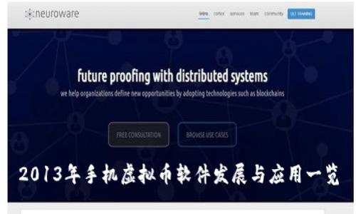 2013年手机虚拟币软件发展与应用一览