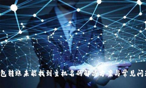 t p钱包转账未能找到主机名的解决方案与常见问题解析